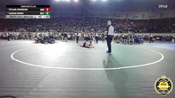B4A-175 lbs Quarterfinal - Zylan Johnson, Harrah vs Lukas Burd, Weatherford