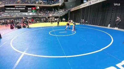 5A 138 lbs Cons. Round 1 - Cheyenne Velasquez, Comal Davenport vs Dezaryah Brown, Huntsville