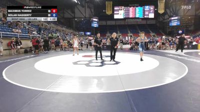 126 lbs Cons. Rd Of 64 - Maximus Torrez, CA vs Nolan Haggerty, OH