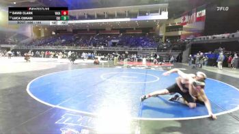 144 lbs Cons. Round 2 - David Clark, Vacaville vs Luca Cerasi, Escalon