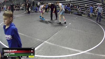 112 lbs Finals (8 Team) - Kason Blakely, Team Oregon vs Jason Lewis, Idaho