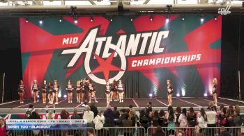 Spirit Too - Blackout [2026 L4 Senior Coed - D2 - Small Day 2] 2026 MidAtlantic Championship Grand Nationals