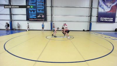 127 lbs Rr Rnd 1 - Beau Heniser, Indiana Outlaws Silver vs Edward Stavros, CTWHALE