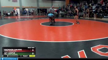 G-11 lbs Round 1 - Mackenzie Childers, Prairie, Cedar Rapids vs Gift Gonpue, Cedar Rapids Jefferson