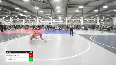 123 lbs Final - Michael Pabustan, Lions WC vs Dillon Herd, Torotech