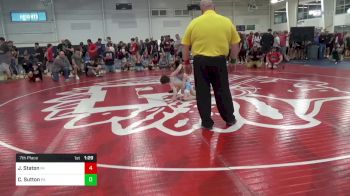 65-J lbs 7th Place - Jordan Staton, MI vs Caleb Sutton, PA