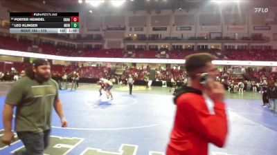 175 lbs Champ. Round 2 - Porter Heindel, Kuna vs Leo Klinger, Meridian