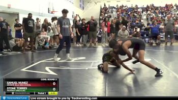 132 lbs Cons. Round 2 - Stone Torres, Hesperia Wrestling vs Samuel Nunez, Granite Hills High School