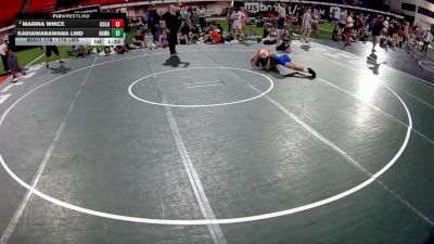 115 lbs Champ. Round 2 - Marina Wince, Colorado vs Kaihawanawana Lind, Hawaii