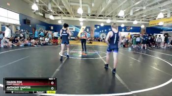 138 lbs Quarters & Wb (16 Team) - Mason Fox, Funky Monkey vs Anthony Santos, Camden Gold