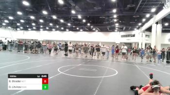 100 lbs 2nd Place - Bo Strader, No Team vs Danil Litvinov, Savage House WC