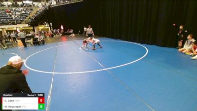 5th - 6th grade - 82 Quarters - Mac Heysinger, McDominate Training Center vs Lane Sass, Viking Wrestling Club (IA)