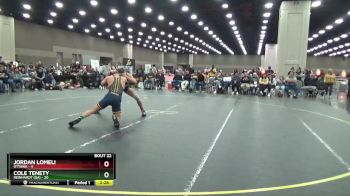 174 lbs 2nd Wrestleback (16 Team) - Jordan Lomeli, Ottawa vs Cole Tenety, Reinhardt (GA)