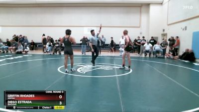 138 lbs Cons. Round 3 - Diego Estrada, Bingham vs Griffin Rhoades, Uintah