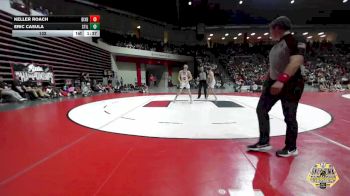 132 lbs Finals (8 Team) - Eric Casula, STILLWATER vs Keller Roach, BIXBY