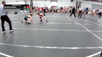 76 lbs Round 2 (8 Team) - Nicholas Maliaarakis, CTWHALE vs George Howard, U2 The Uprising