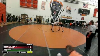 145B Round 2 - Braxdon Engle, Greybull/Riverside vs Sam Gray, Laurel