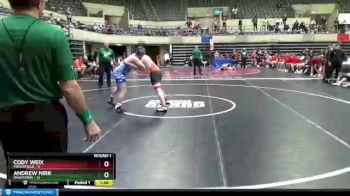 195 lbs Round 1 (4 Team) - Andrew Nirk, Owatonna vs Cody Weix, Marshfield