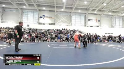 Round 2 - Hayden Osborne, Pioneer Youth Wrestling vs Marcel Brown, Club Not Listed