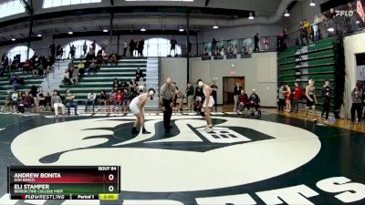 126 lbs Champ. Round 2 - Eli Stamper, Benedictine College Prep vs Andrew Bonita, Don Bosco