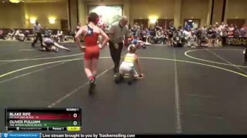91 lbs Round 1 (4 Team) - Blake Rife, MO Outlaws Black vs Oliver Pulliam, The Untouchables Black