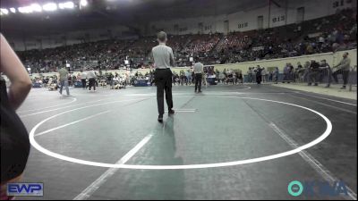 57 lbs Quarterfinal - Kalisynn Meyer, Icefighter U vs Delaney Pritchard, Bristow Elementary Wrestling Club