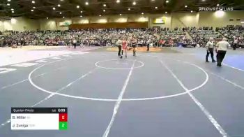 138 lbs Quarterfinal - Ben Miller, Nevada Elite vs Jermiah Zuniga, Toppenish