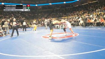 190 Class 1 lbs 1st Place Match - Carter Harms, Maysville vs Justice James, Lathrop
