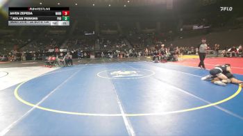 3A Boys 126 lbs Cons. Round 3 - Nolan Perkins, Pleasant Hill Boys vs Javen Zepeda, Warrenton Boys