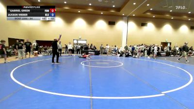 94 lbs Cons. Round 1 - Gabriel Green, Pennsylvania vs Jaxson Weber, New Jersey