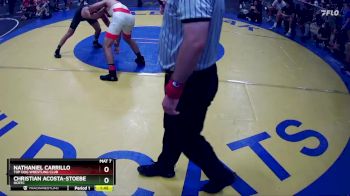 155 lbs Quarterfinal - Nathaniel Carrillo, Top Dog Wrestling Club vs Christian Acosta-Stoeber, OCRTC