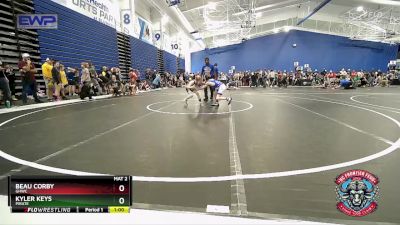 64 lbs Quarterfinal - Kyler Keys, Pirate vs Beau Corby, GHWC