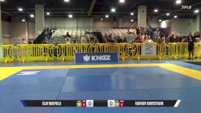 CLAY MAYFIELD vs FABYURY KHRYSTHAYN 2025 American National IBJJF Jiu-Jitsu Open Championship