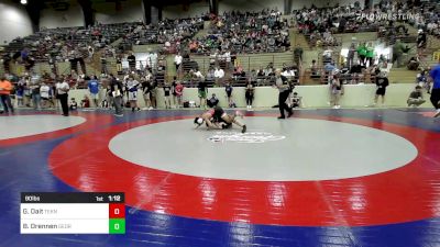 90 lbs Quarterfinal - Grant Dait, Teknique Wrestling vs Bryson Drennen, Georgia