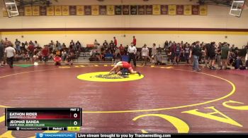 125 lbs Quarterfinal - Eathon Rider, Bakersfield College vs Jeomar Banda, Santa Rosa Junior College