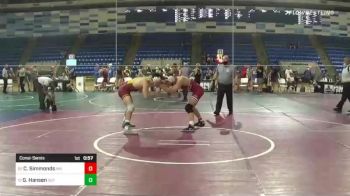 145 lbs Consolation - Connor Simmonds, Team Minnesota vs Grant Hansen, Ggt