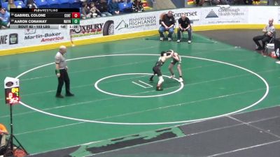 103 lbs Round Of 64 - Gabriel Colone, Central Dauphin vs Aaron Conaway, Waynesburg Central