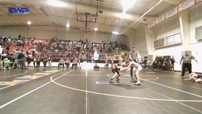 64 lbs 3rd Place - Braven Worth, Collinsville Cardinal Youth Wrestling vs Oakes Benton, Honey Badgers Wrestling Club