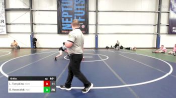 154 lbs Rr Rnd 2 - Luke Tompkins, Iron Horse Wrestling Club vs Beau Kosmalski, Kraken