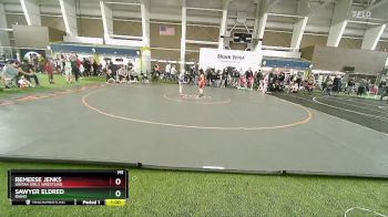 64-74 lbs Round 3 - Sawyer Eldred, Idaho vs Remeese Jenks, Uintah Girls Wrestling