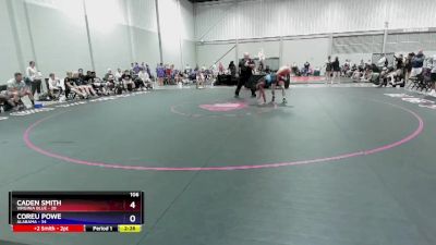 106 lbs Placement Matches (16 Team) - Caden Smith, Virginia Blue vs Coreu Powe, Alabama