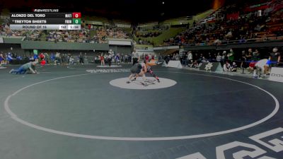 165 lbs Round Of 16 - Alonzo Del Toro, Matilda Torres vs Treyton Sheets, Frontier