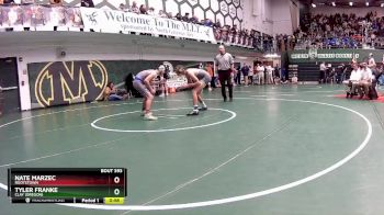 126 lbs Cons. Round 3 - Nate Marzec, Rootstown vs Tyler Franke, Clay (Oregon)