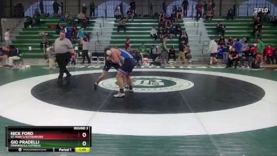 165 lbs Round 2 - Gio Pradelli, Penninsula Catholic vs Nick Ford, St. Mary`s Rutherford