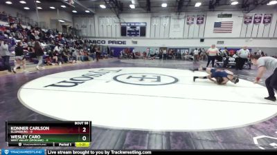 145 lbs Placement Matches (32 Team) - Konner Carlson, Ellensburg vs Wesley Caro, West Valley (Spokane)