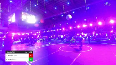 144 lbs Round Of 16 - Connor Milton, Team Nomad vs Nikolas Nieto, Broomfield
