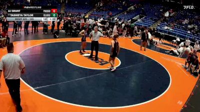 145 lbs Cons. Round 3 - Tashieya Taylor, Collinsville vs AJ Grant, Chicago (Phoenix Military Academy)