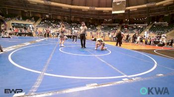 125 lbs 3rd Place - Shiann Collom, Tiger Trained Wrestling vs Jordan Allison, Glenpool Warriors