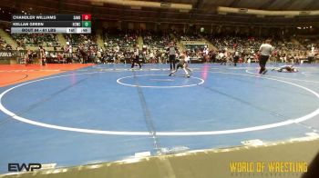 61 lbs Consi Of 32 #2 - Chandler Williams, Sanderson Wrestling Academy vs Kellan Green, Higher Calling Wrestling Club
