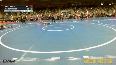73 lbs Consolation - Adley Smith, Millard South vs Mia Dominguez, California